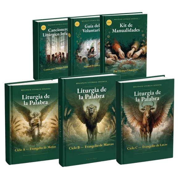 Megapack Liturgia Infantil — 177 sesiones + 3 bonuses
